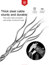 Fingerprint Bicycle Lock, Smart Cable Lock with Keyless Biometric