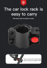 Fingerprint Bicycle Lock, Smart Cable Lock with Keyless Biometric