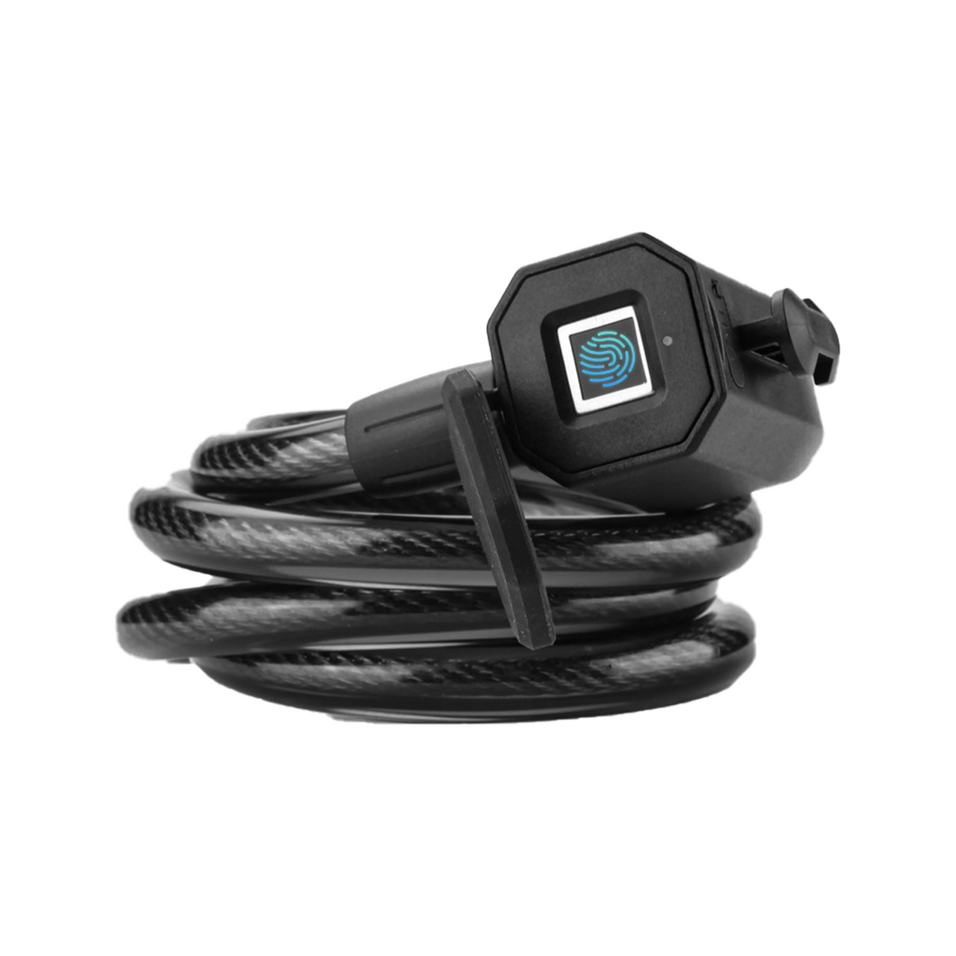 Fingerprint Bicycle Lock, Smart Cable Lock with Keyless Biometric