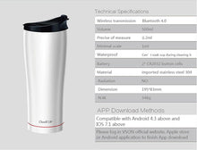 Vson Cloud Cup - Hydration Monitor Smart Vacuum Mug (White)