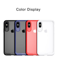USAMS Miya Series Luxury PC+TPU Shell Back Case for iPhone X (BUY 1 GET 1 FREE NOW)