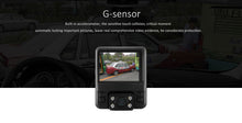 Dash Cam GS65H Mini Dual Lens Car DVR 2.4" Novatek 96655 Camera Night Vision G-sensor